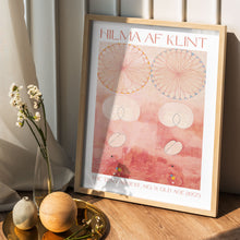 Hilma Af Klint No. 9 Old Age Exhibition Art Print | DIGITAL DOWNLOAD | Pink Abstract Poster | Pastel Colors Artwork for Gallery Wall Decor