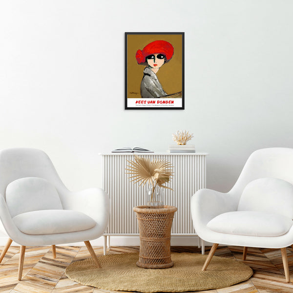 The Corn Poppy Art Print Kees Van Dongen Gallery Wall Exhibition Poster | DIGITAL DOWNLOAD | Eclectic Artwork for Living Room Wall Decor