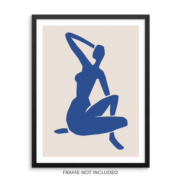 Henri Matisse The Cut-Outs Blue Body Art Print Gallery Wall Poster