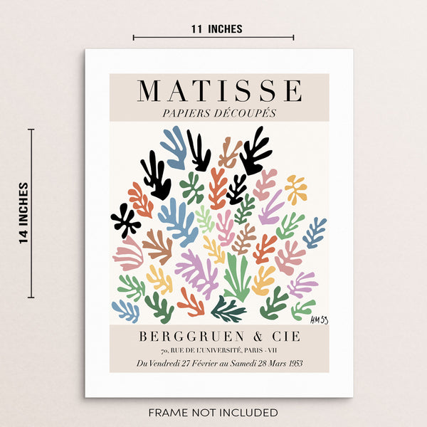 Matisse Papiers Découpés Art Print Gallery Wall Exhibition Poster