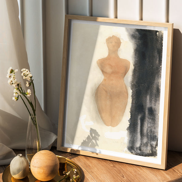 Auguste Rodin Origin of the Greek Vase Figurative Art Print | Abstract Female Vintage Poster | DIGITAL DOWNLOAD | Gallery Wall Decor Artwork