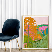 Cuno Amiet Colorful Landscape Scenery PRINTABLE Vintage Abstract Wall Art 1906 Herbst Auf Der Oschwand