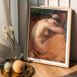 Henri Lehmann Study of Female Nude PRINTABLE Vintage Wall Art