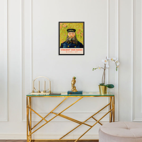 The Postman Vincent Van Gogh Wall Art Print Gallery Exhibition Poster | DIGITAL DOWNLOAD | Eclectic Artwork for Living Room Wall Decor 