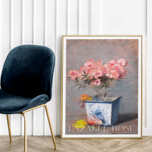 Vintage Still Life Flowers L'Azalee Rose by Georges Hugo PRINTABLE Wall Art