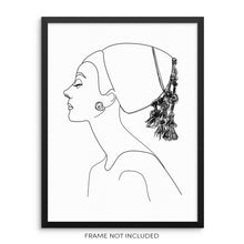 Audrey Hepburn Fashion Poster Minimalist One Line Drawing Art Print