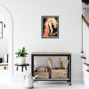 Art Deco Flapper Art Print Vintage Barbette Poster | PRINTABLE FILE | Fashion Art Print for Entryway or Living Room Wall Decor
