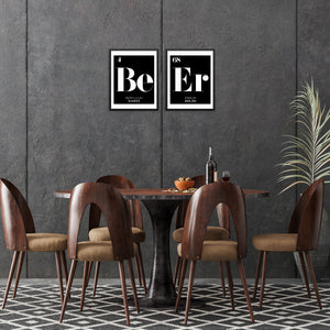 Periodic Table of Elements BEER Wall Art Prints Set