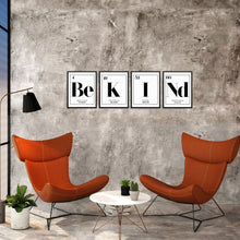 BE KIND Periodic Table of Elements Words Art Print Set
