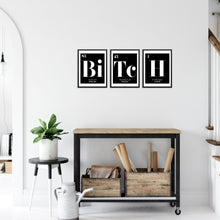 BITCH Periodic Table of Elements Words Art Print Set