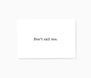 Don't Call Me Sarcastic Mini Greeting Cards Offensive Note Cards by Sincerely, Not