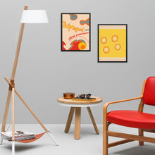 Set of 2 Vintage Gallery Wall Exhibition Art Prints Colorful Abstract Posters |DIGITAL DOWNLOAD| Mid-Century Wall Art for Living Room Decor