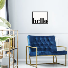 Hello Welcome Sign Art Print DIGITAL DOWNLOAD Poster