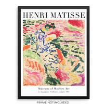 Henri Matisse Art Print La Japonaise Gallery Exhibition Reproduction Poster