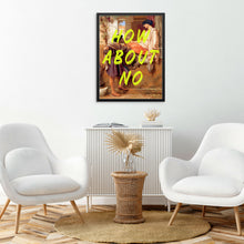 How About No Altered Vintage Art Print DIGITAL DOWNLOAD Maximalist Eclectic Poster for Bathroom Living Room Entryway Gallery Wall Decor