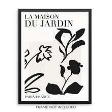 Sincerely, Not One Line Botanical Art Print La Maison Du Jardin Abstract Flowers Poster 11"x14" UNFRAMED
