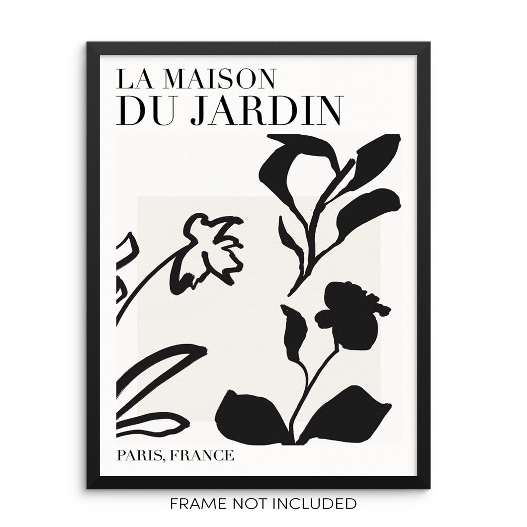 Sincerely, Not One Line Botanical Art Print La Maison Du Jardin Abstract Flowers Poster 11