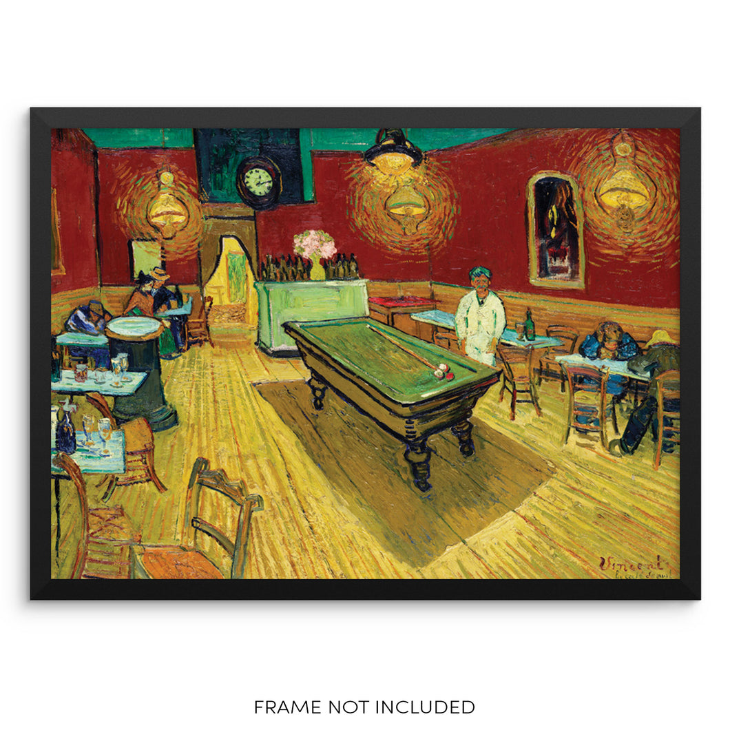The Night Cafe by Vincent Van Gogh Wall Decor Art Print