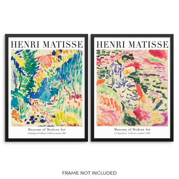 Henri Matisse Art Prints Set Gallery Exhibition Reproduction Posters