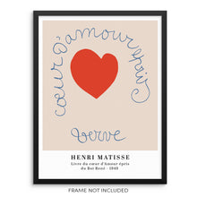 Henri Matisse Art Print Verve No 23 Livre Du Coeur D'Amour Poster