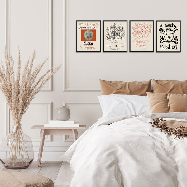 Set of 4 Gallery Wall Art Prints Matisse and Picasso DIGITAL DOWNLOAD