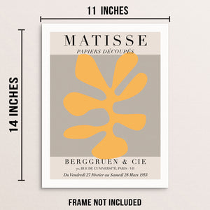 Henri Matisse Papiers Découpés Art Print Gallery Exhibition Poster
