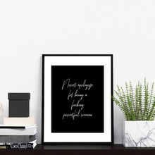 Feminist Art Print Never Apologize for Being a Fucking Powerful Woman