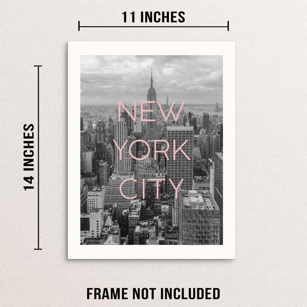 New York City Wall Decor Art Print Poster NYC Skyline