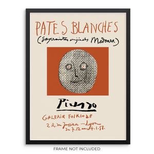 Pablo Picasso Pates Blanches Art Print Gallery Exhibition Poster