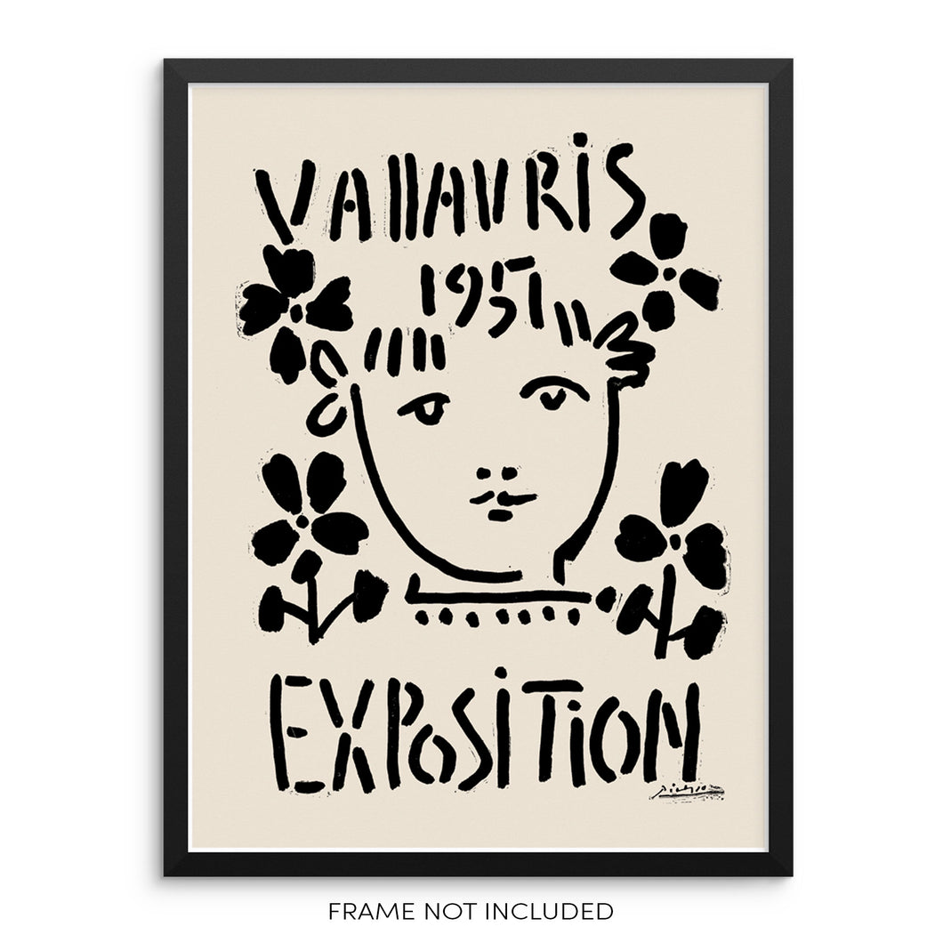 Pablo Picasso Vallauris Art Print Gallery Wall Exhibition Poster