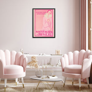 Vintage Fashion Art Print Pink Aesthetic Poster | PRINTABLE FILE | Trendy Wall Art for Bedroom, Entryway, or Living Room Gallery Wall