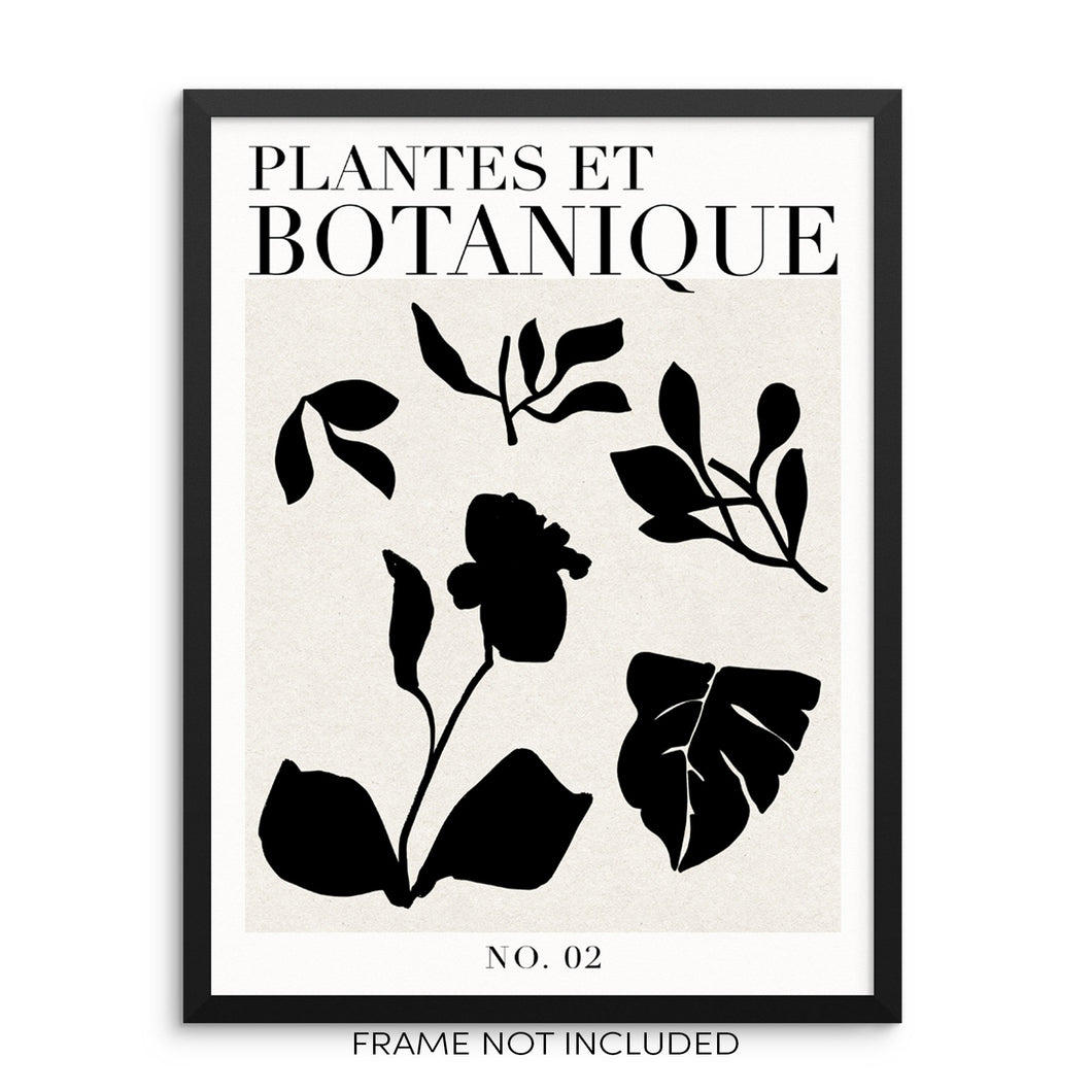 Botanical Art Print Plantes Et Botanique Abstract Flowers Poster