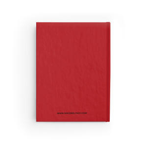 Little Red Book Hardcover Ruled Notebook Diary by Sincerely, Not