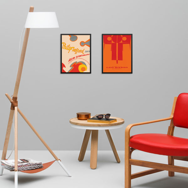 Vintage Gallery Wall Exhibition Art Prints Set Colorful Abstract Posters |DIGITAL DOWNLOAD| Mid-Century Wall Art for Living Room Decor