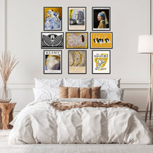 Eclectic Gallery Wall Exhibition Art Prints Set of 9 PRINTABLE FILE Vintage Posters Klimt Schiele Leo Gestel for Living Room Wall Decor