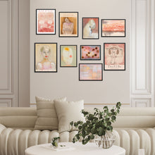 Set of 9 Eclectic Gallery Wall Vintage Art Prints PRINTABLE FILE Paul Klee, Hilma Klint, Mikulas Galanda Posters for Living Room Decor 