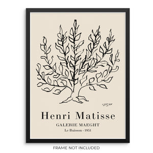 Henri Matisse Le Buisson Tree of Life Art Print Gallery Exhibition Poster