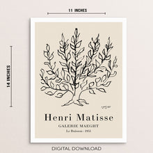 Henri Matisse Le Buisson Tree of Life Art Print Gallery Exhibition Poster