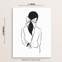 Minimalist Line Art Print Woman's Fashion Poster