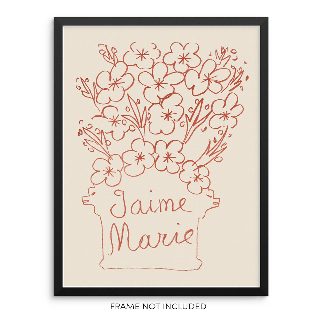 Henri Matisse Flowers Art Print Jaime Marie Botanical Poster