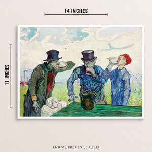 The Drinkers by Vincent Van Gogh Wall Decor Art Print