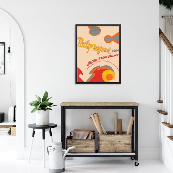 Vintage Philip Wofford Gallery Exhibition Art Print PRINTABLE Poster