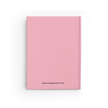Good Vibes Motivational Quote Pink Hardcover Ruled Notebook by Sincerely, Not