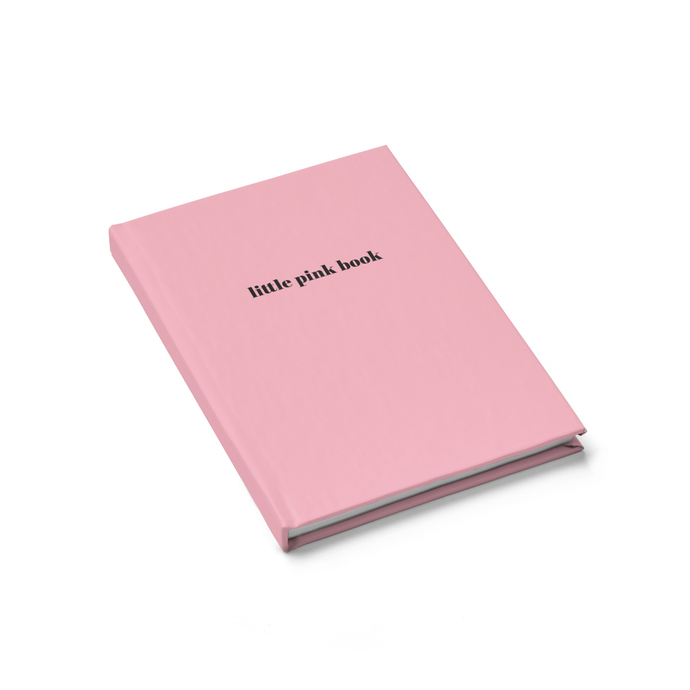 Little Pink Book Hardcover Notebook Diary by Sincerely, Not